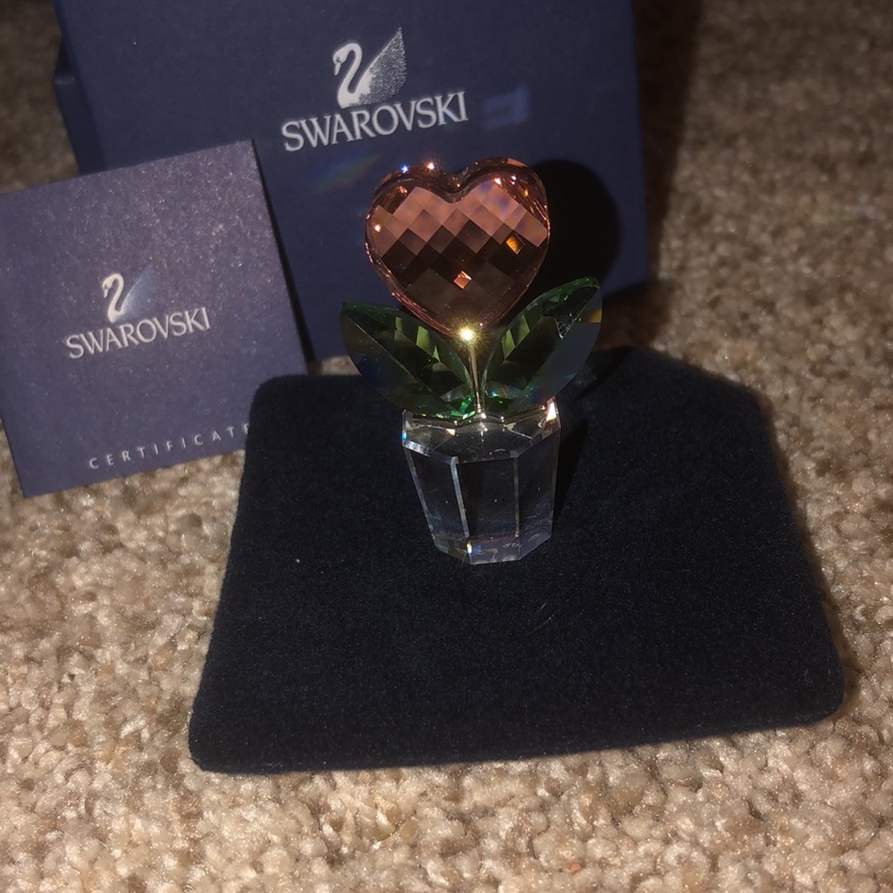 🌸NWT/NIB! SWAROVSKI RETIRED Pink Heart 🌸 - Picture 2 of 7